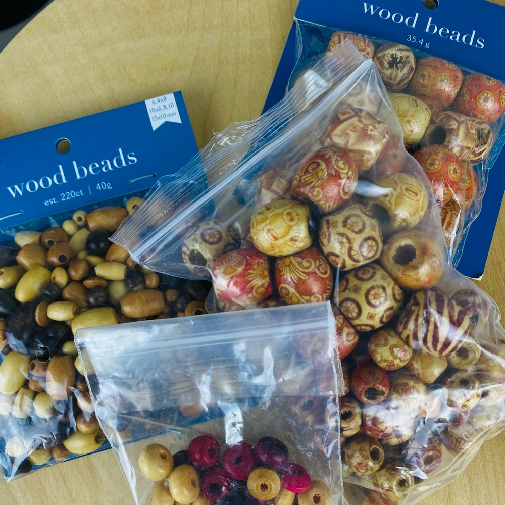 Lot of Wooden Beads